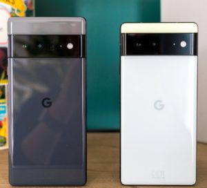 Téléphone Google pixel 6 et 6 pro